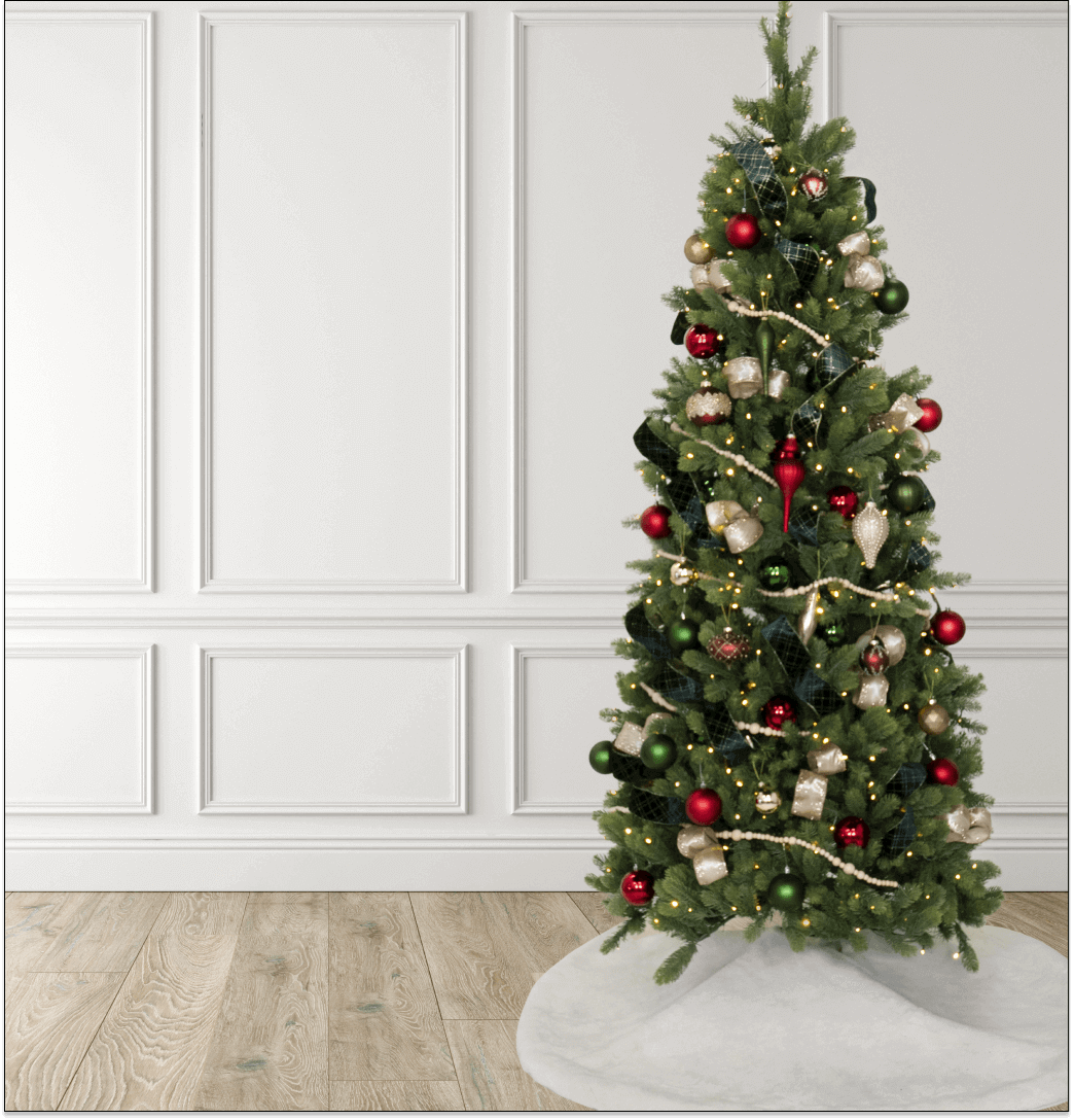 Kit de Bolas Natalinas em Vidro Vermelho e Verde (15 Peças)